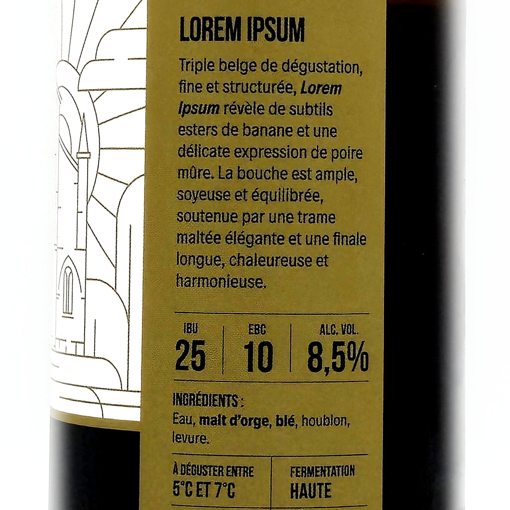 GALIBOT - Lorem Ipsum - 8.5° - Triple Belge - 33cl