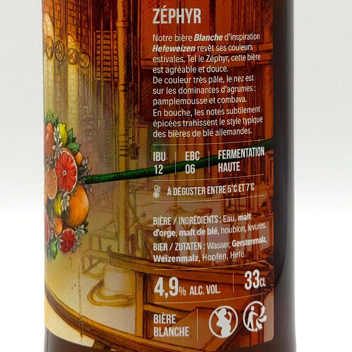 Galibot - Zéphyr - Blanche 4.9° - 33cl