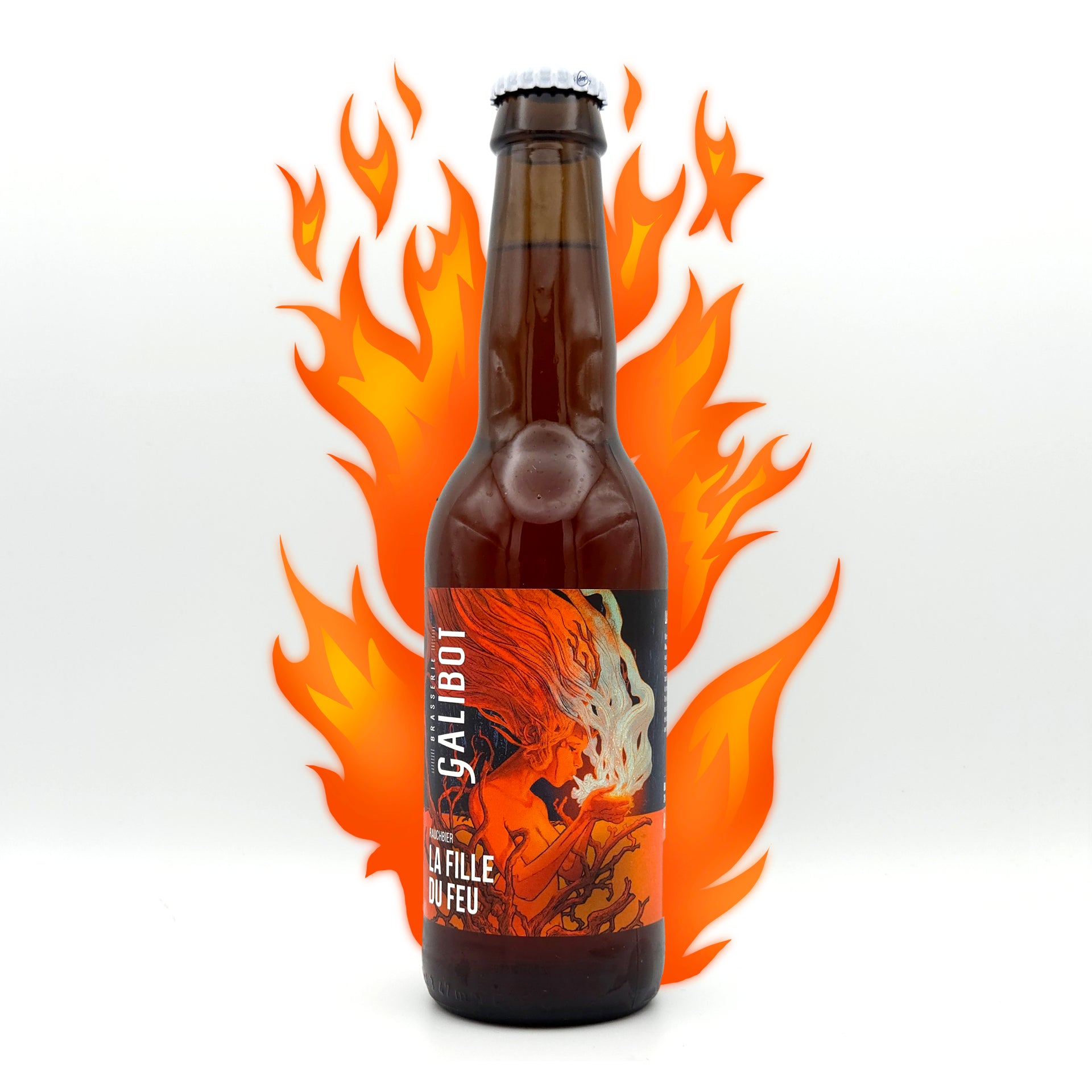 GALIBOT - LA FILLE DU FEU - 5,2°- RAUCHBIER - 33cl