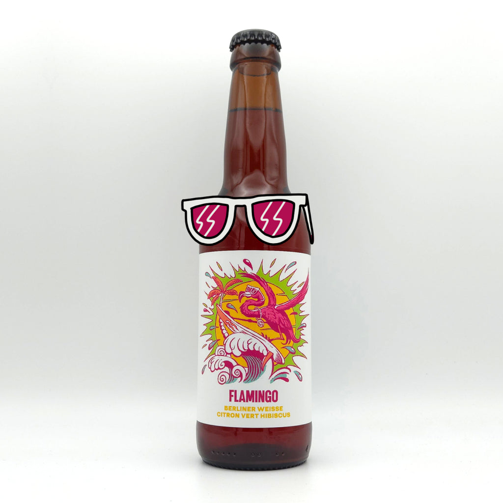 HOPPY ROAD - FLAMINGO - Berliner weisse citron vert hibiscus - 3,2°