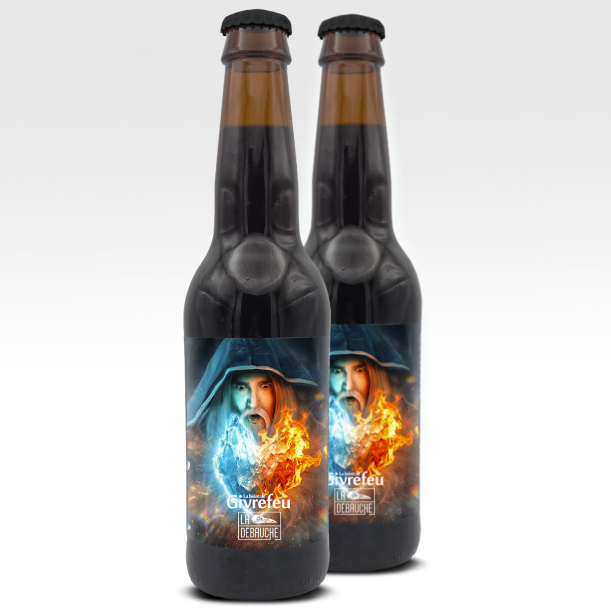 LA débauche X JIVAY X SEB LA bière de GIVREFEU - Steinbier Eisbock - 28.9° - 2x 33cl