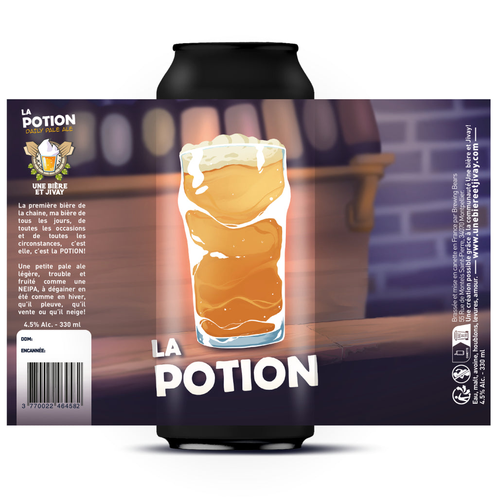 JIVAY BREWING - LA POTION - PALE ALE - 50cl