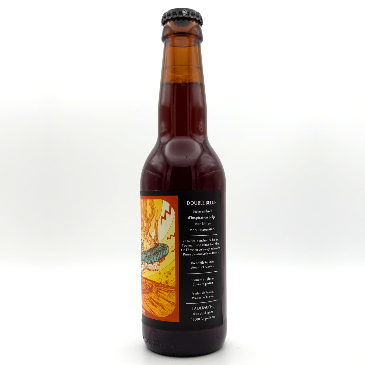 LA DÉBAUCHE - Double Belge - 7° - Ambrée - 33cl