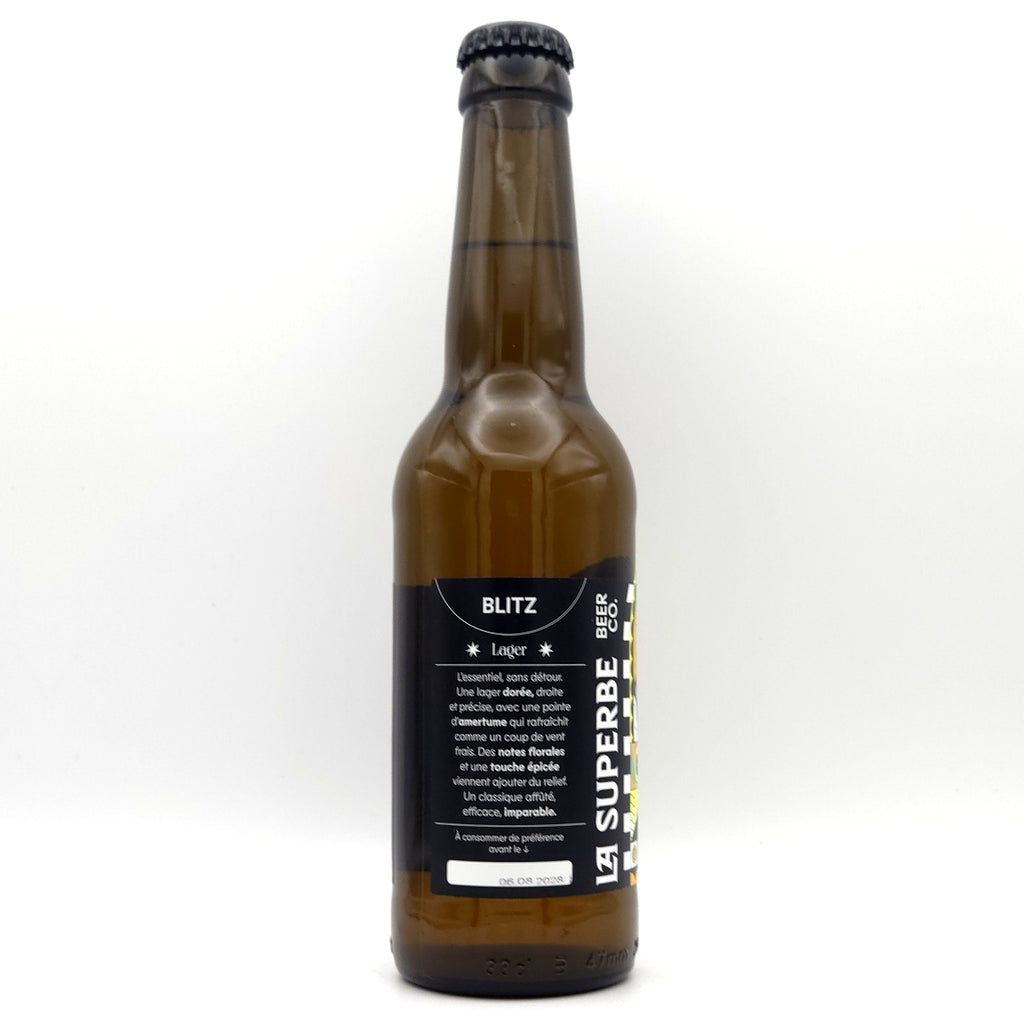 LA SUPERBE - BLITZ - 4,9° - LAGER - 33cl