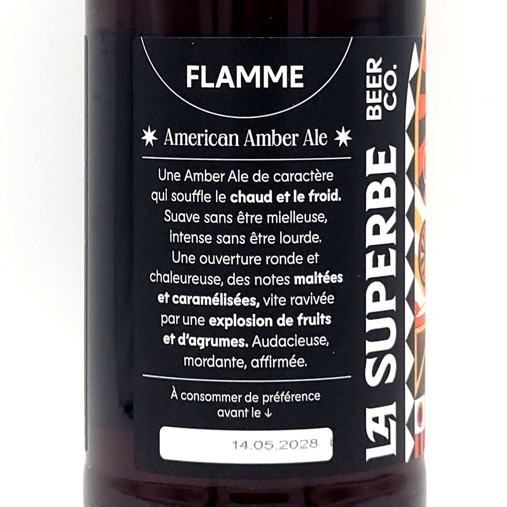LA SUPERBE - FLAMME - 6,4° - American Amber Ale - 33cl