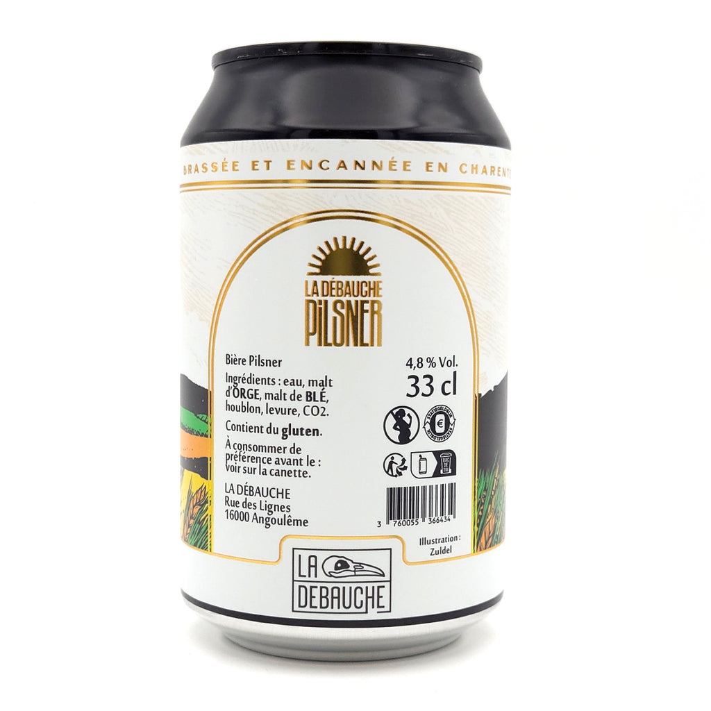 LA DÉBAUCHE - Pilsner - 4.8° - 33cl