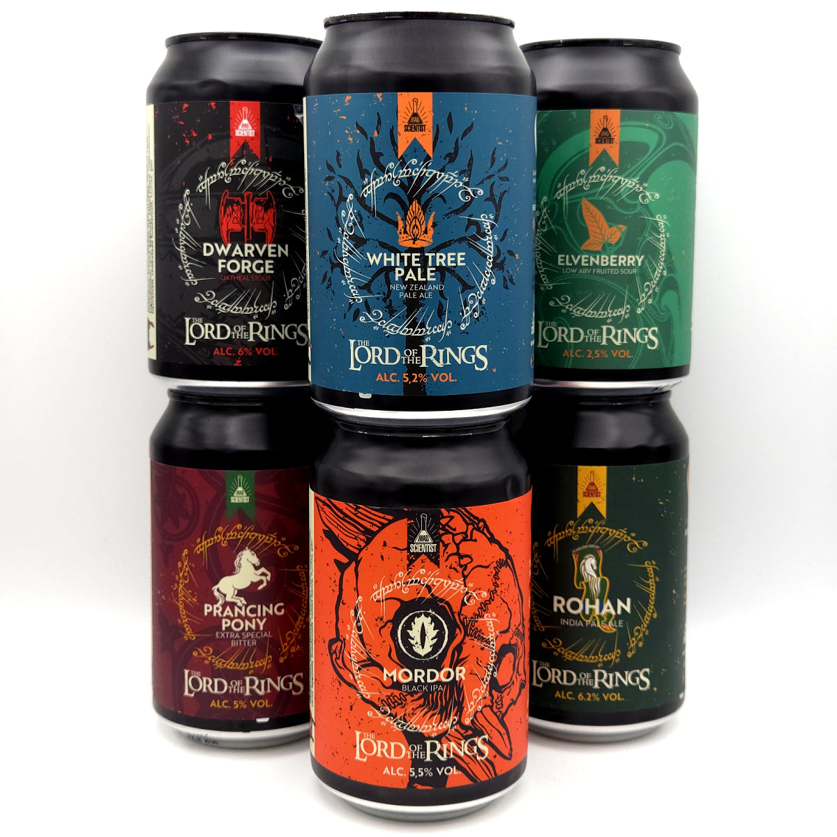MAD SCIENTIST - LORD OF THE RING - 6 PACK
