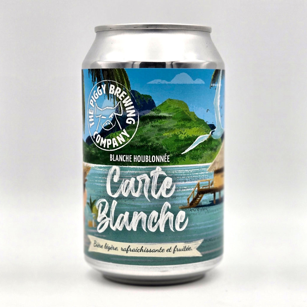 PIGGY BREWING - Carte Blanche - 5° - Blanche - 33cl