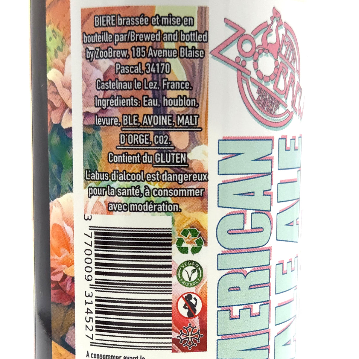 ZOOBREW - COLIBRI - 4.5° - American Pale Ale - 33cl