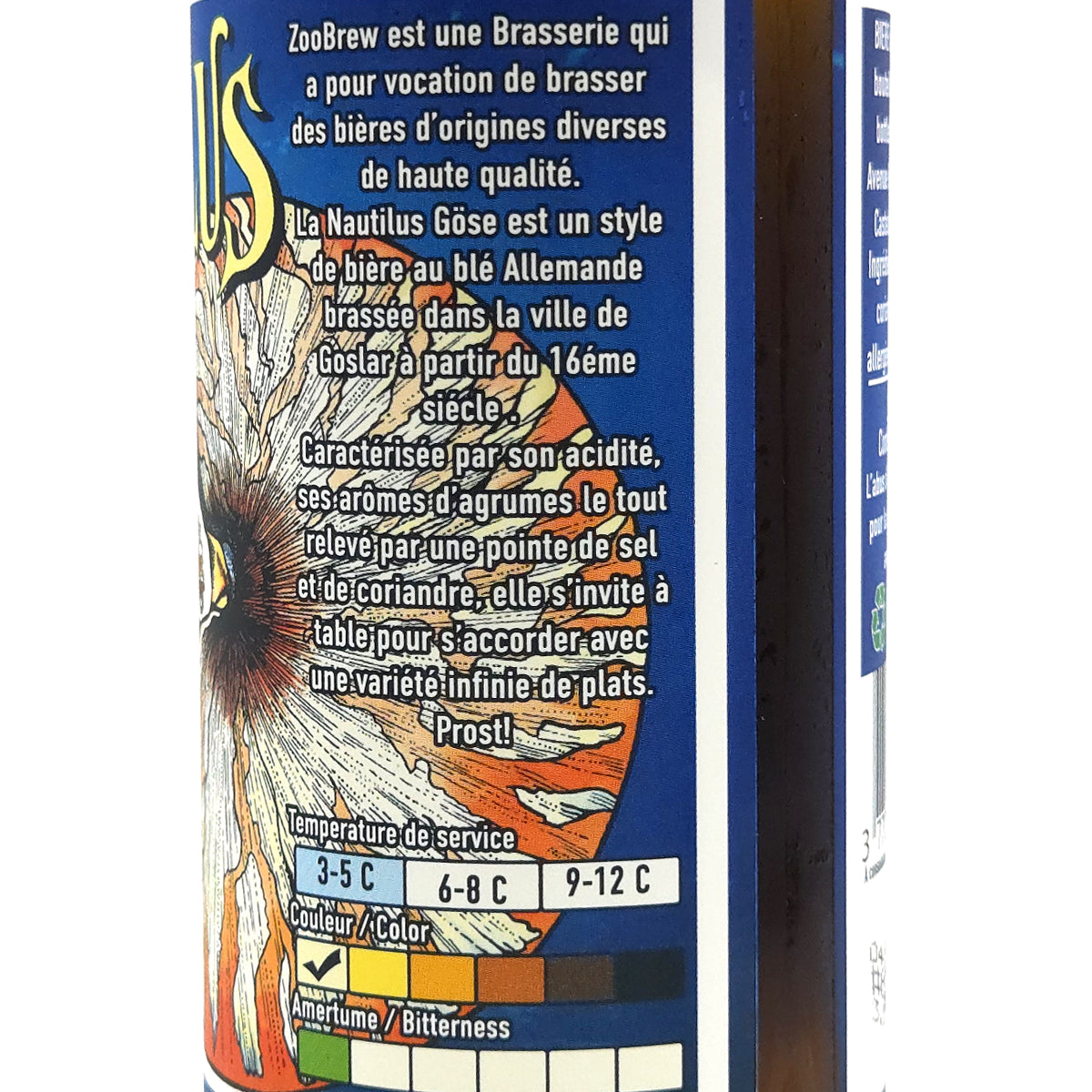 ZOOBREW - NAUTILUS - 3.5° - GOSE - 33cl